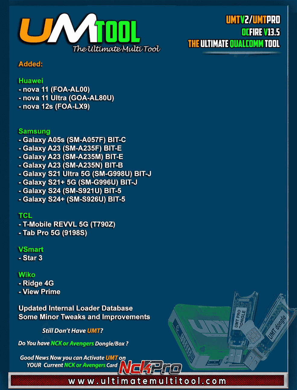 Download QcFire 13.5 UMT Latest Update